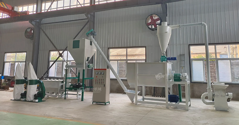 Small-scale feed pellet production line Small-scale feed pellet production line